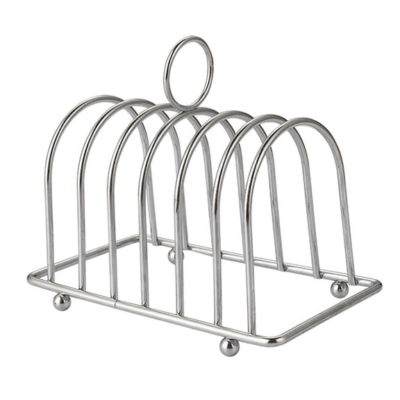 Baoblaze Bread Loaf Stand Display Tray Toast Rack Holder Grid Cooling Station for Kitchen