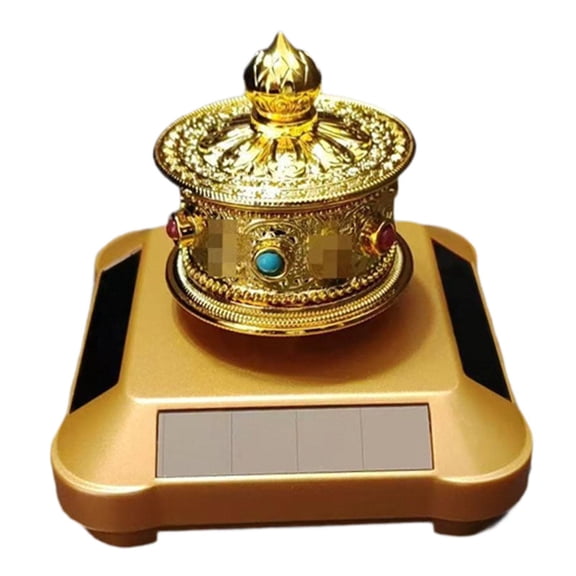 Baoblaze Buddhist Scripture, Tibetan Prayer Wheel for Car Meditation Relaxation Interior B
