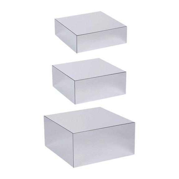 Baoblaze Buffet Acrylic Table Decorative Multifunctional Dessert Display Shelf 3pcs