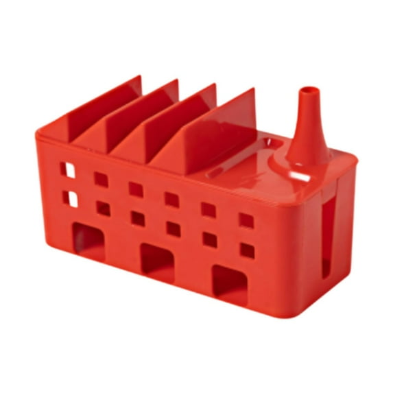 Baoblaze Cable Management Box Cords Cable Cord Organizer Hider for USB Hubs Home Desk Red