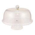 thumbnail image 1 of Baoblaze Cake Dome Cover Clear Easy Carry Food Plate Lid for Cupcakes Cheesecake Home 2235D, 1 of 8