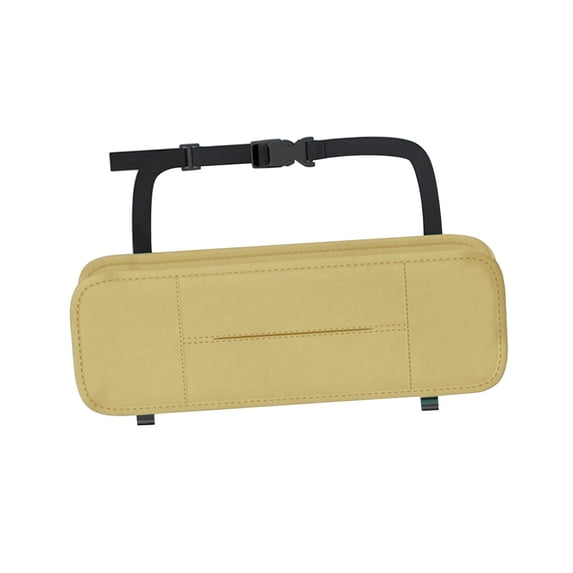 Baoblaze Car Back Seat Organizer 2 Cup Holder Detachable Universal Backseat Organizer yellow