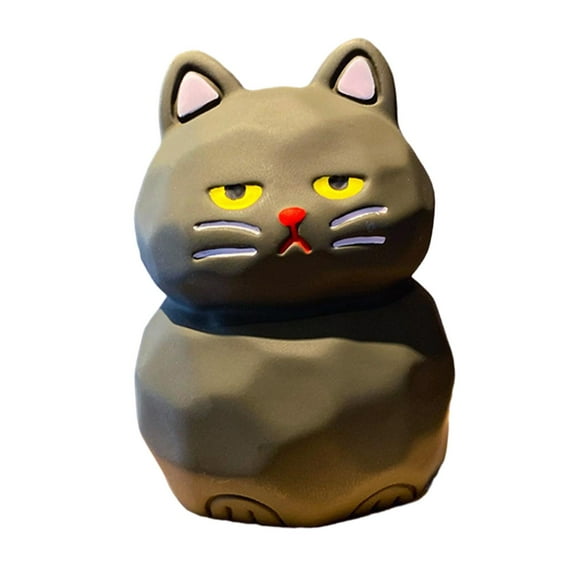 Baoblaze Car Dashboard Decoration Cat Figurine Animal Figures for Fireplace Bookshelf D