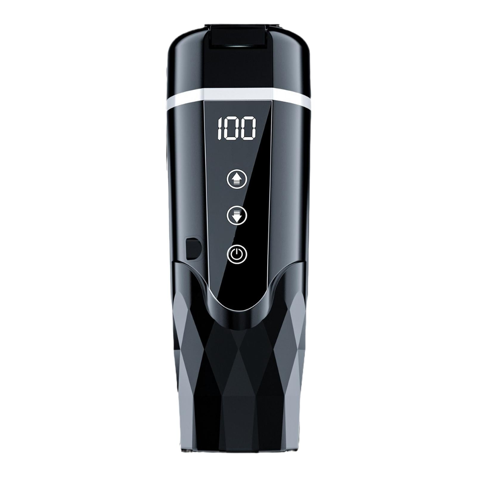 Baoblaze Car Heated Mug 12V 24V Travel Coffee Mug Display Car Electric Kettle for Tea Black