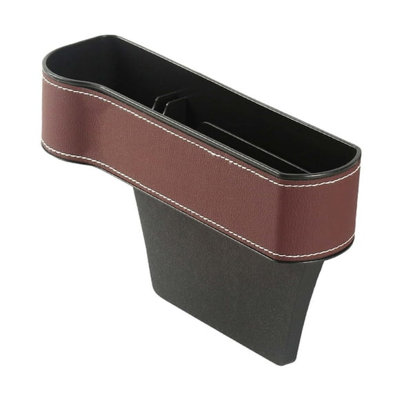 Baoblaze Car Seat Filler Organizer Multifunctional Interior Accessories Universal Brown Driver Side