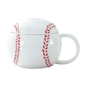 Baoblaze Ceramic Coffee Mug Birthday Gifts Espresso Cup for Bakery Office Living Room Baseball