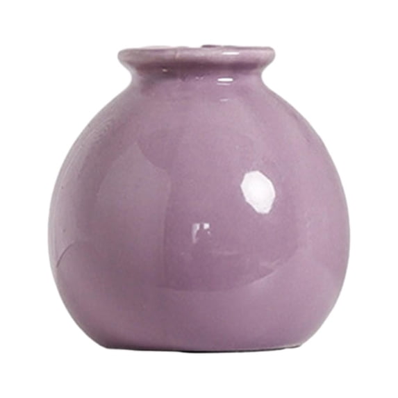 Baoblaze Ceramic Flower Vase Bedroom Shelf Decorative Desk Gift Living Room Plant Pot