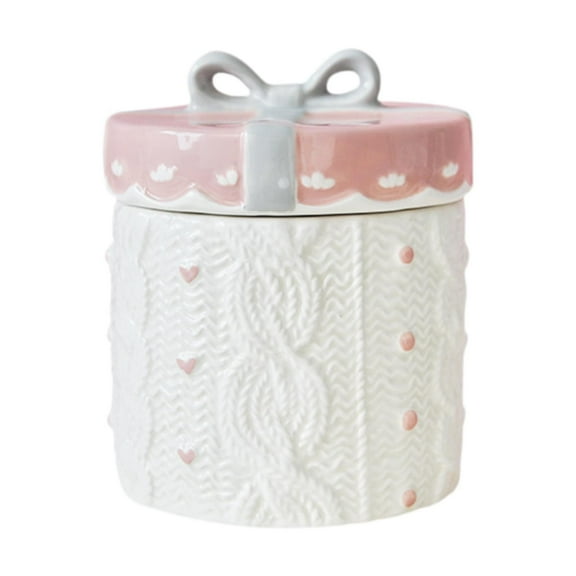 Baoblaze Ceramic Kitchen Canister Ceramic Storage Canister Sealed for Snacks Sweater