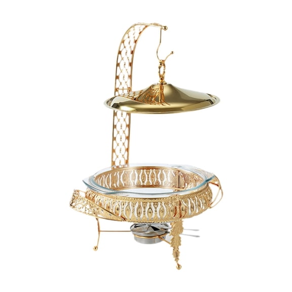 Baoblaze Chafing Dish Buffet Set with Hanging Lid Cover for Dinner Restaurant Outdoor 2 L