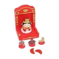 thumbnail image 1 of Baoblaze Chinese Deity Statue with Tribute Set Multipurpose Decorative Fengshui Decor, 1 of 8