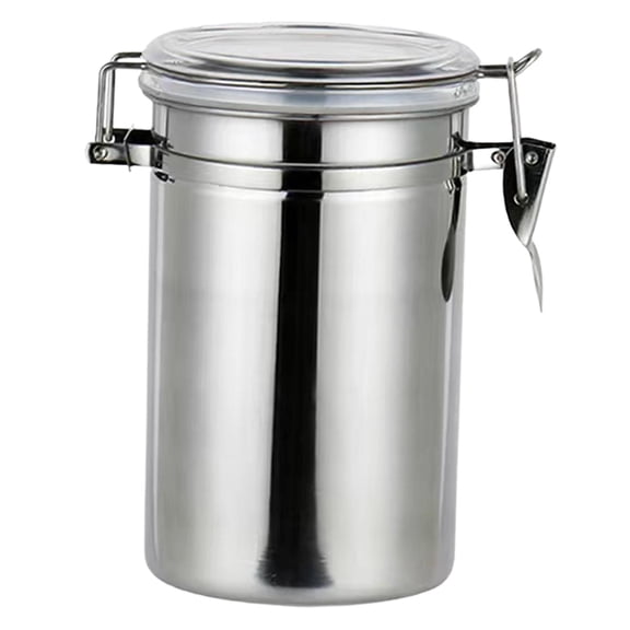 Baoblaze Coffee Bean Container Seal Storage Utensils Household Coffee Bean Sealed Storage 1100mL 10.3cmx16.6cm