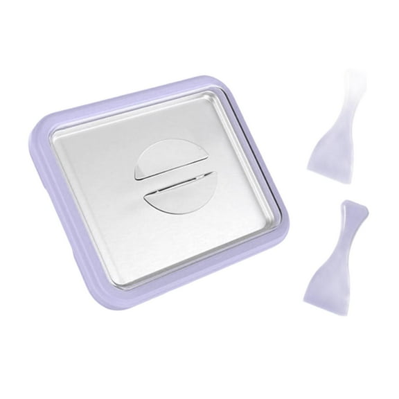 Baoblaze Cold Pan Plate DIY Fried Yogurt Machine for Yogurt Sorbets Soft Serve violet