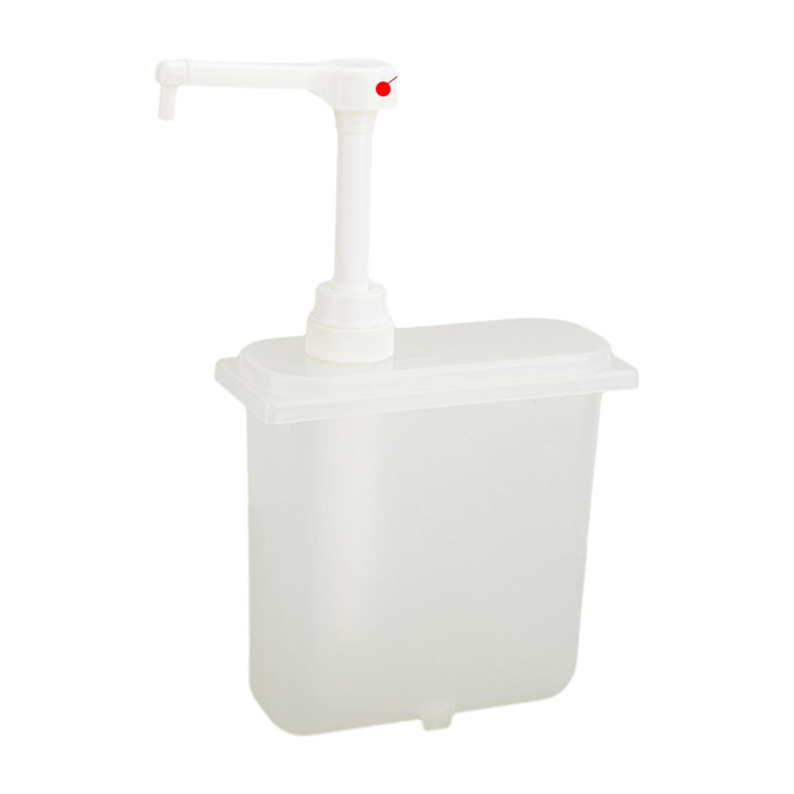Baoblaze Condiment Pump Sauces Pump Bottles Salad Syrup Bottle for Kitchen Restaurant 1L