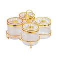 Baoblaze Condiment Tray Appetizer Tray Divided Snack Serving Bowls Food ...
