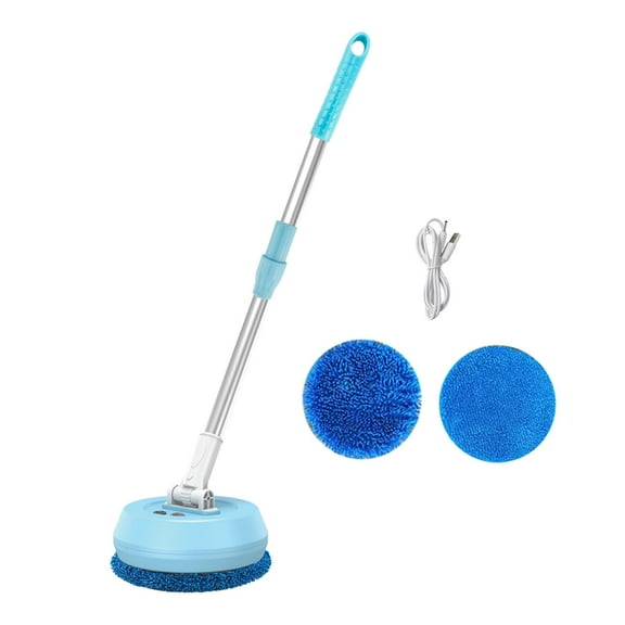 Baoblaze Cordless Electric Mop Ceiling Cleaning Tool Scrubber for Cars Ceilings Walls blue