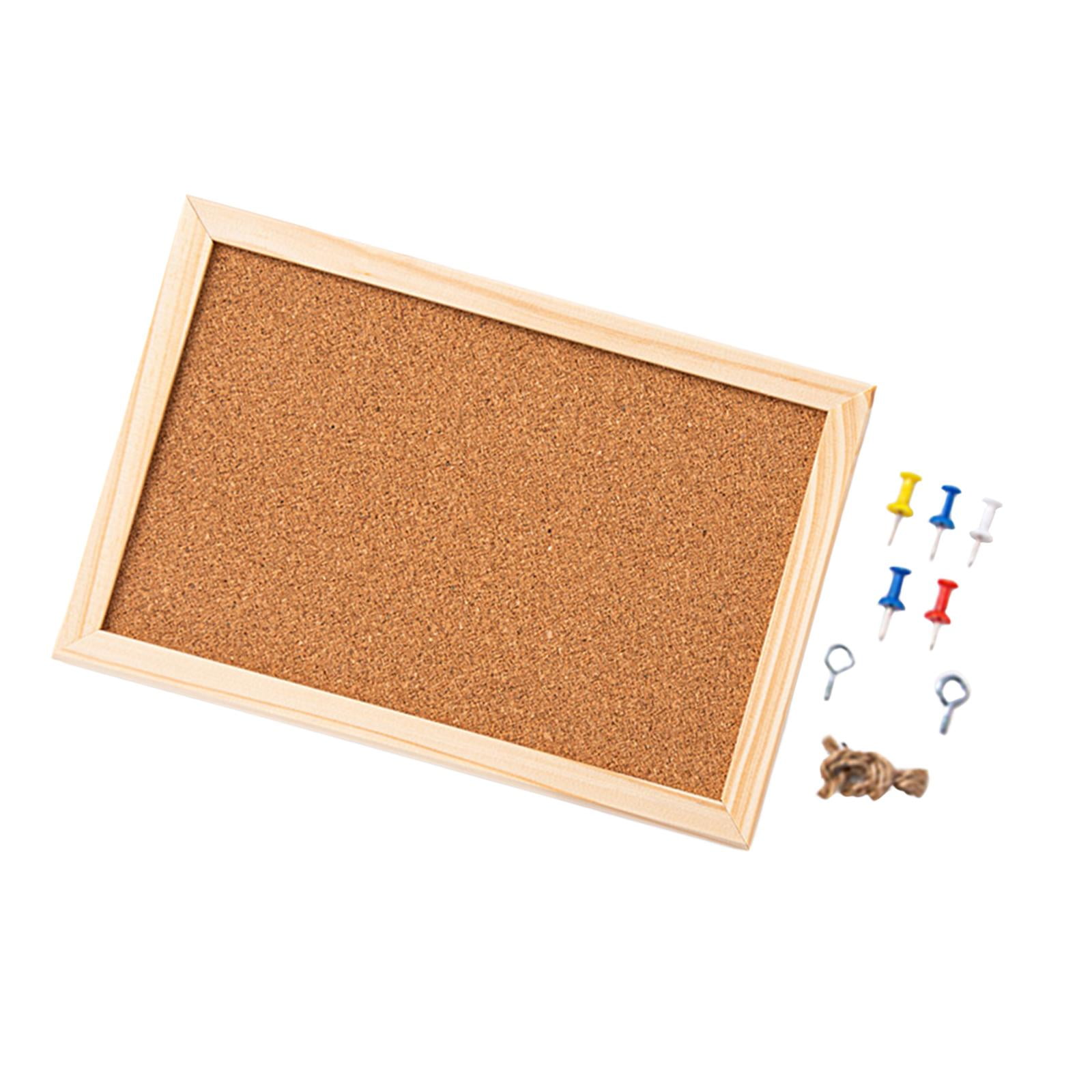 Baoblaze Cork Bulletin Board Message Board Wooden 