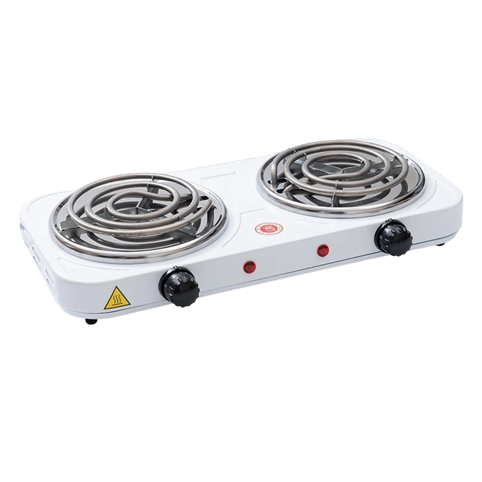 Baoblaze Countertop Double Burner Electric Cooking Stove Multifunctional Compact Premium Heating Tube