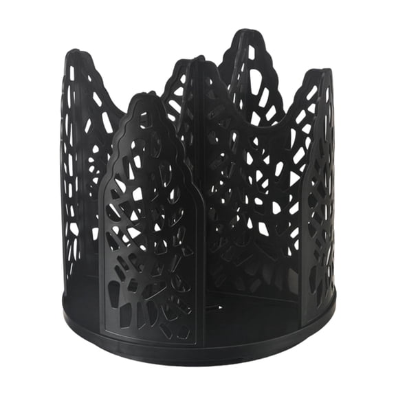 Baoblaze Cup Dispenser Cup Holder Large Capacity Sturdy Countertop Organizer Storage Rack black
