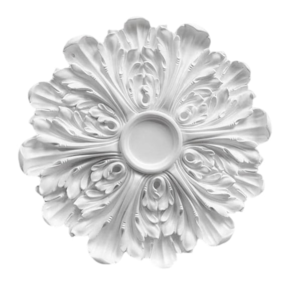 Baoblaze Decorative polyurethane panel for ceiling lights, e.g. for libraries and hotels. Diameter 35cm