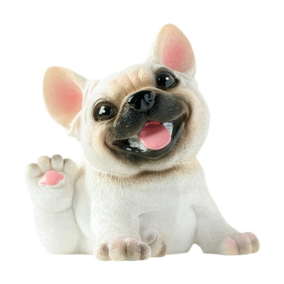 Baoblaze Dog Statue Decorative Dog Figures for Entrance Cabinet Shelf Spring Festival Pug