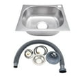 thumbnail image 1 of Baoblaze Drop in Kitchen Sink Set Home Improvement Single Bowl for Toilet Dining Room, 1 of 6