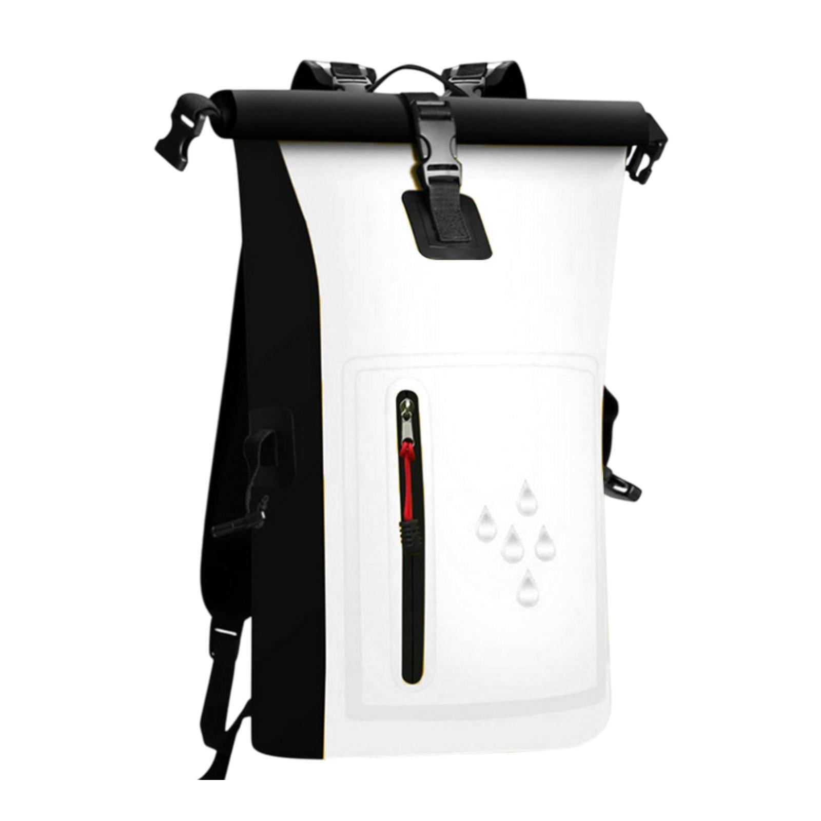Baoblaze Dry Bag Waterproof 25L Weld Resistant Portable Portable Saco Drier Pack White