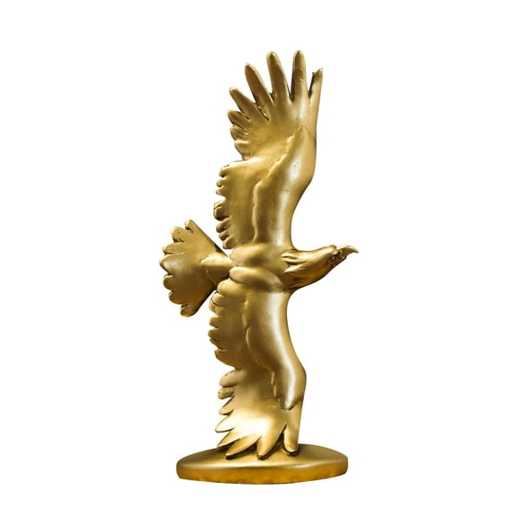 Baoblaze Eagle Figurine Collection Eagle Statue Resin Table Ornament for Living Room Yard B