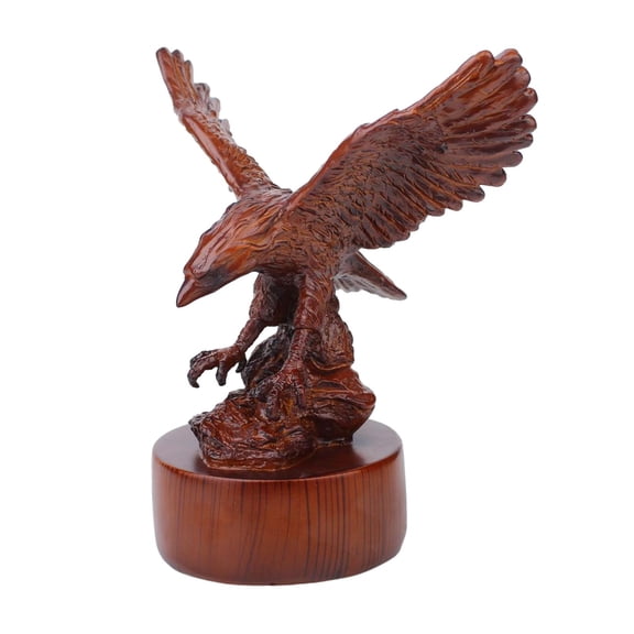 Baoblaze Eagle Statue Resin Table Ornament 7x4HX8inch Spreading Wing Statue Hand Crafted