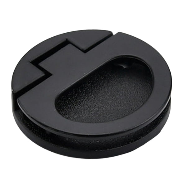 Baoblaze Easy Installation Zinc Alloy Flush Ring Pull Handle Recessed Hardware for Tatami Black