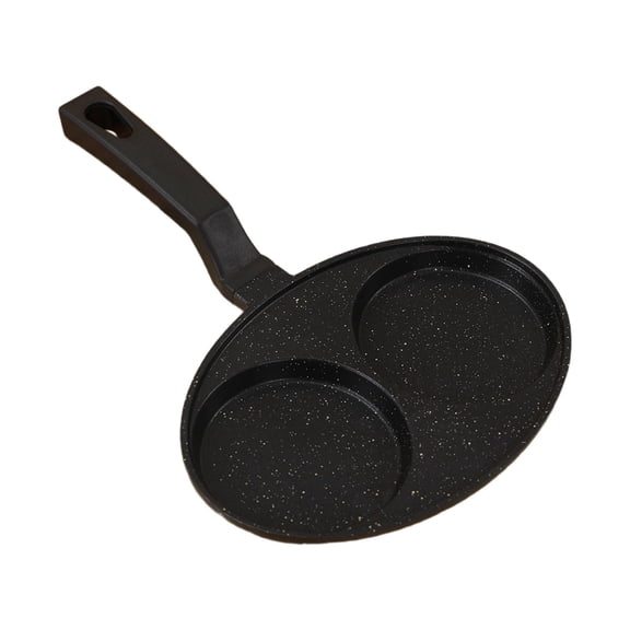 Baoblaze Egg Frying Pan Easily Clean Egg Cooker Breakfast Maker for Plett Steak Burger Black
