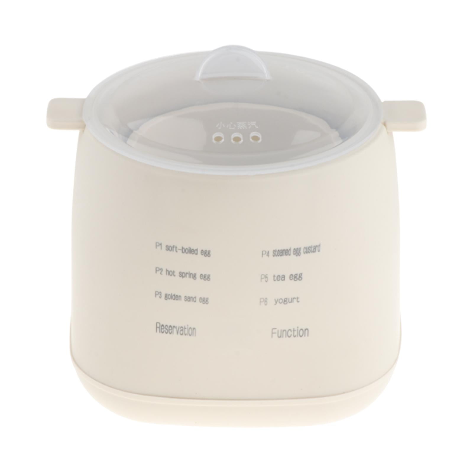 Baoblaze Electric Egg Cooker Cooking Appliance Steamed Egg for Hotel Office Breakfast rack with pp bowl
