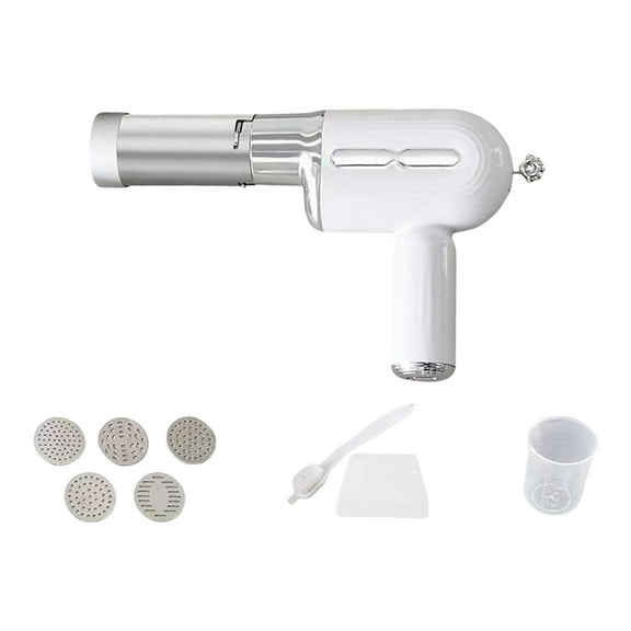 Baoblaze Electric Pasta Maker Automatic Press Kitchen Tool Portable Noodle Make white