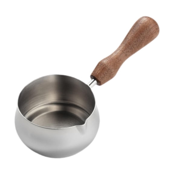 Baoblaze Extraction Cup Eagle Mouth Guide Design Wooden Handle Baking Gadget for Milk 60ml