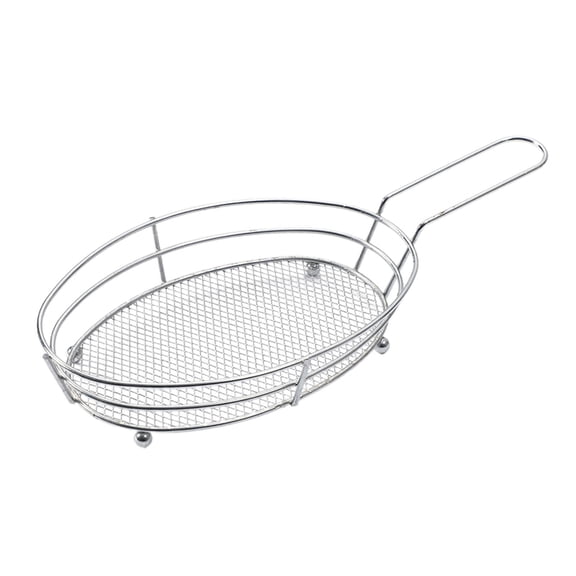 Baoblaze Fry Basket Multipurpose Food Strainer Food Basket for Restaurant BBQ Cooking