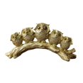 thumbnail image 1 of Baoblaze Golden Owl Figurine Collection Decorative Resin Statue for Desk Office Hotel 29x9x14cm, 1 of 8