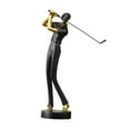 thumbnail image 1 of Baoblaze Golf Figurine Art Decorative Resin Arts for Living Room Home Golf Lover Gift Black B, 1 of 8
