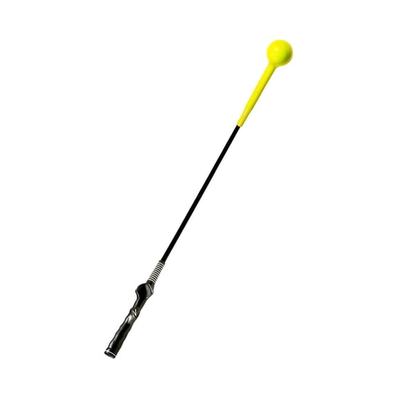 Baoblaze Golf Swing Aid Golf Swing Practice Tool for Strength Indoor Practice Yellow 1.2m