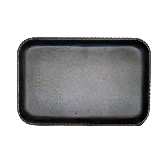 Baoblaze Grill Pan Korean BBQ Fish Pan Grilled Steak Plate for Barbecue Baking Picnic