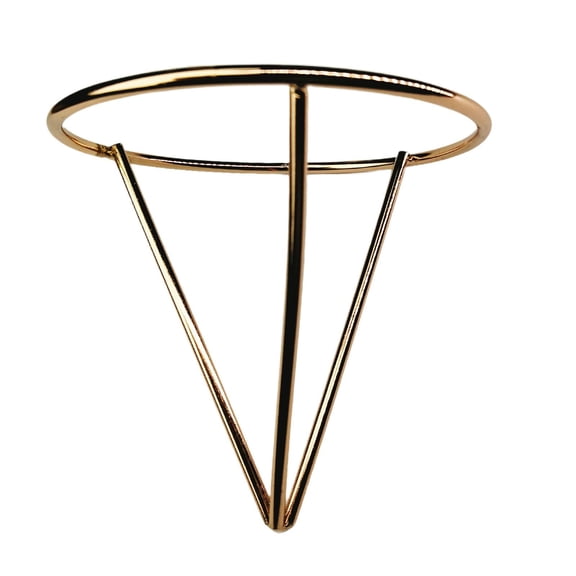 Baoblaze Growing Triangle Bracket Growing Base for Garden Home Office Gold