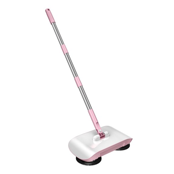 Baoblaze Hand Push Sweeper Handheld Reusable Sweeping Mop for Bedroom Marble Hardwood with 1 cloth