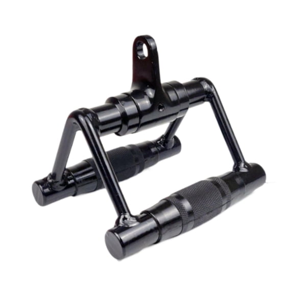 Baoblaze Handle Cable System Attachment Gym V Handle for Biceps Tricep Exercise Black Thick Handle