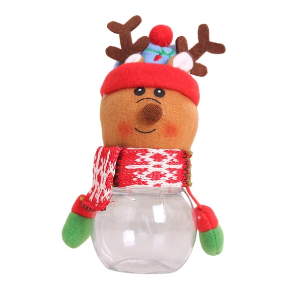 Baoblaze Jar Candy Can Decor Unique Cookie Jar for Party Home Kitchen Elk 18cmx8cm