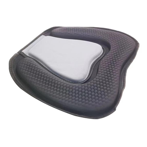 Baoblaze Kayak Seat Cushion Comfortable EVA Antiskid Padded Thick Support Kayak Accessory Gray Black