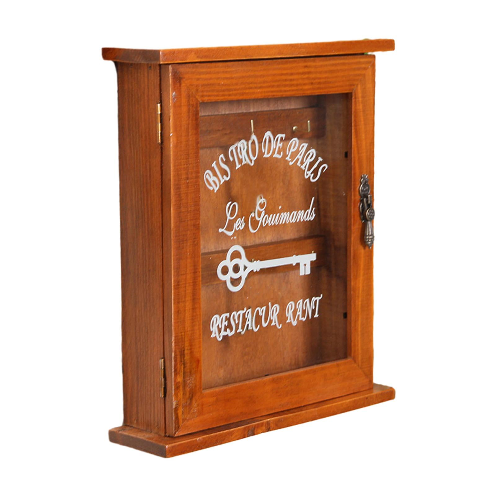 Baoblaze Key Box Farmhouse Key Holder Multipurpose Easily Install Solid ...