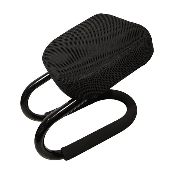 Baoblaze Kneeling Meditation Stool Meditation Bench Lightweight High Strength for Praying Black Tube