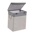 thumbnail image 1 of Baoblaze Large 65L Laundry Hamper with Reinforced Handles and Lid Foldable Laundry Hamper Gray, 1 of 8