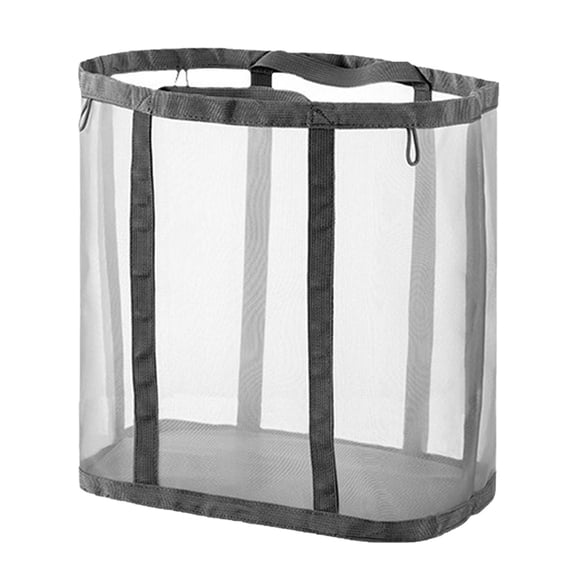 Baoblaze Laundry Basket Folding Practical Laundry Hamper for Hotel Farmhouse Bathroom