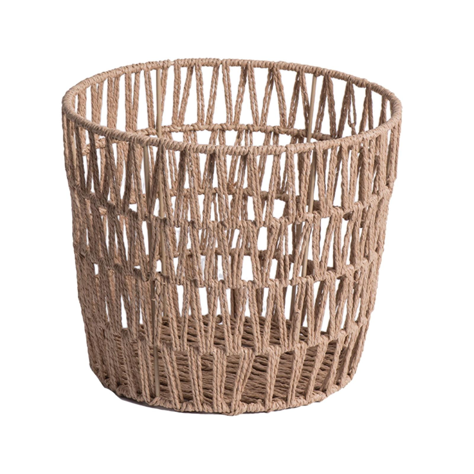 Baoblaze Laundry Basket Freestanding Organizer Snacks Storage Laundry Bin Toy Box Storage B