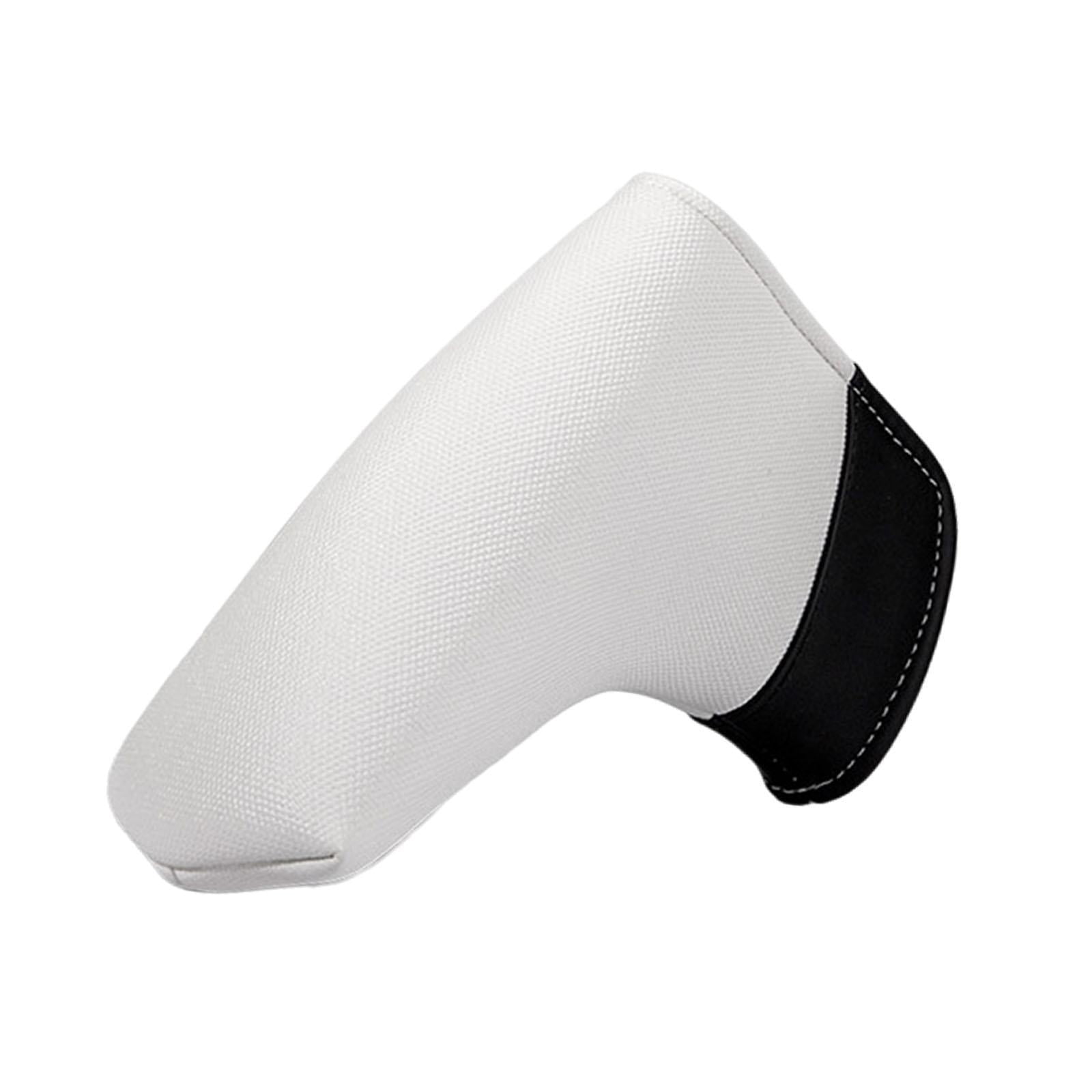 Baoblaze Mallet Putter Headcover, Golf Head Cover Easy to Cleaning Pu Leather, Protection 19x11x9cm