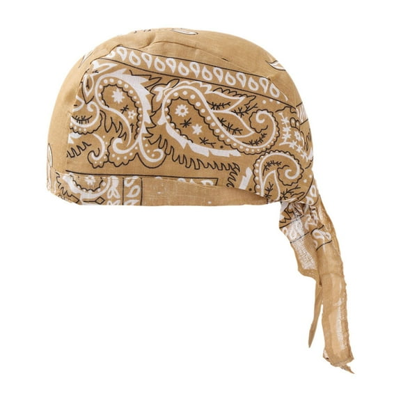 Baoblaze Men Skull Cap Adults Sweatband Bandana Headscarf for Climbing Riding Fishing Khaki